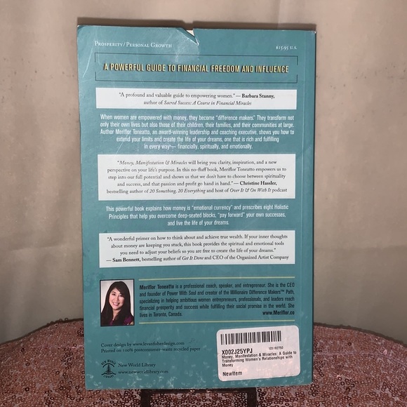 Money, Manifestation & Miracles - by Meriflor Toneatto (Paperback) EUC - Picture 4 of 4